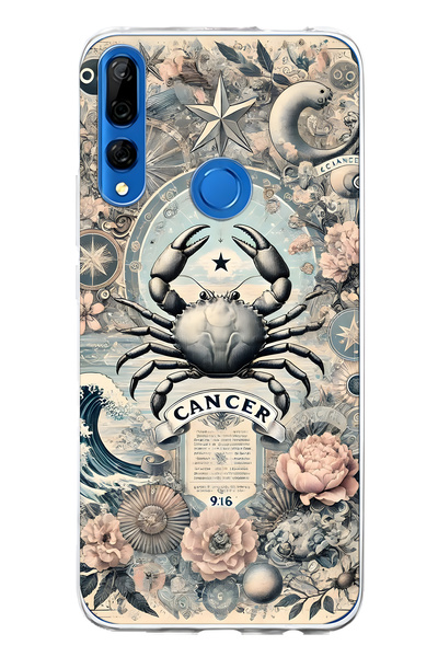 FLAMENKO حافظة هاتف شفافة متوافقة مع هاتف هواوي Y9 برايم 2019 من سلسلة كراب س...