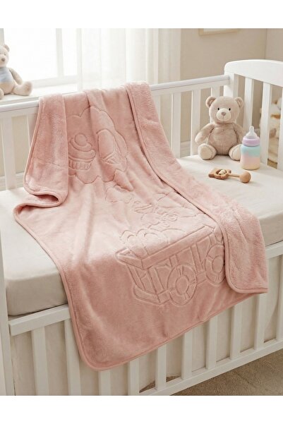 MiniKids Χοντρή Κουβέρτα Sleepy Animals, ροζ