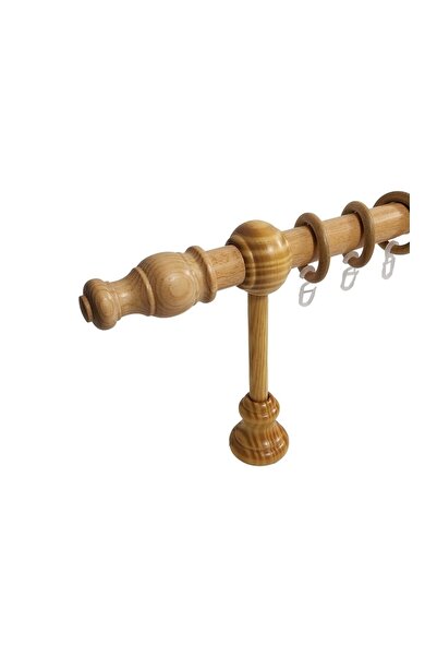 KLEIDECO galerie lemn 28 mm NORVEGIA simpla, pin, 160 cm