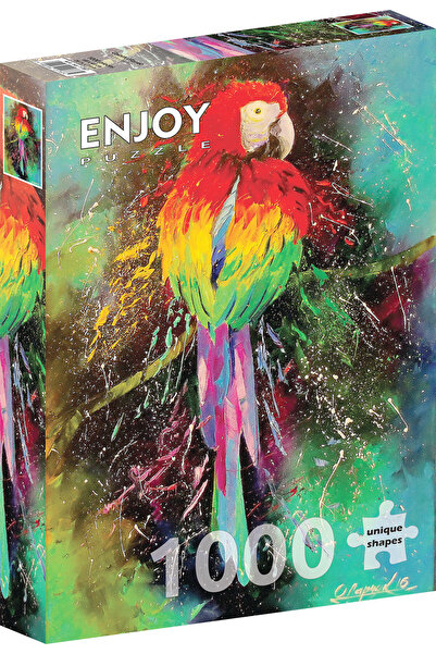Enjoy Puzzle Пъзел 1000 части Насладете се на пъстър папагал