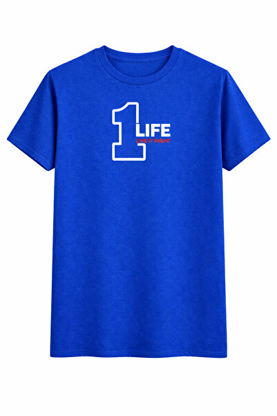 vbs vibes 1 LIFE Design με τύπωμα oversized Unisex T-shirt 100% Βαμβάκι Unise...