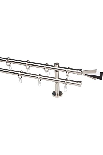 KLEIDECO Galerie metal 20 mm SWITZERLAND dubla, otel-inox, 160 cm, capete ST....