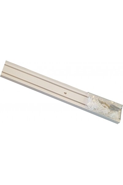 KLEIDECO Sina-PVC, MALAGA, 2-canale, alb,120 cm, cu toate accesoriile pentru ...