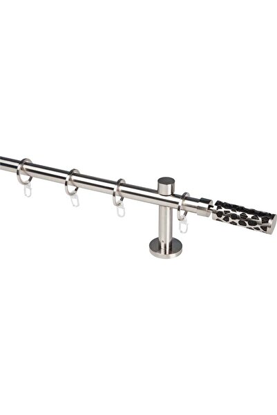 KLEIDECO Galerie metal 20 mm SWITZERLAND simpla, otel-inox, 200 cm, capete BASEL