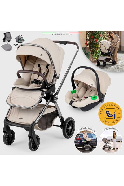 Elele Liberta Travel Sistem Bebek Arabası Bej