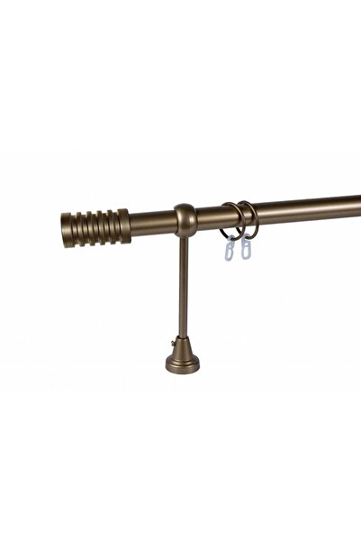 KLEIDECO galerie metal 25 mm BRAZILIA simpla, auriu-inchis, 300 cm, capete SA...