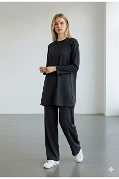 IŞILDA FASHION Modal kumaş salaş tunik takım