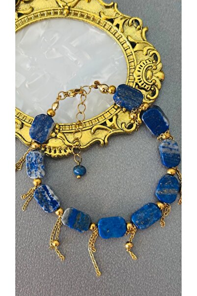 By Song Aksesuar Lapis lazuli natural stone bracelet