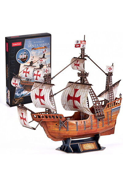 Cubic Fun 3D PUZZLE SANTA MARIA SHIP 204 PIECES