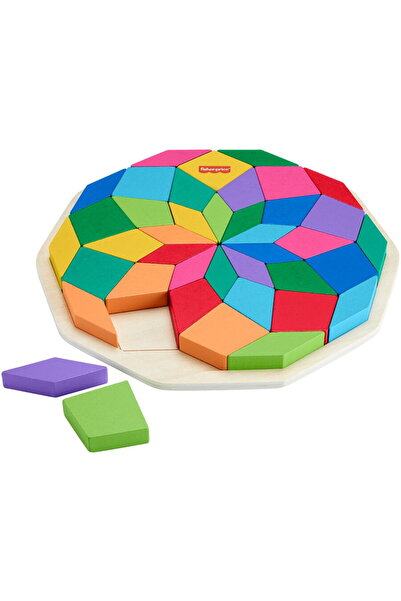 mattel Fisher-Price Wooden Mandala Puzzle (40 pieces)