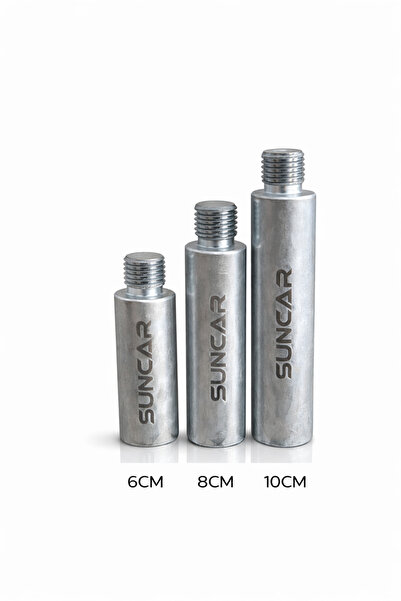 SunCar POLİSAJ MAKİNASI UZATMA MİLİ 3LÜ SET