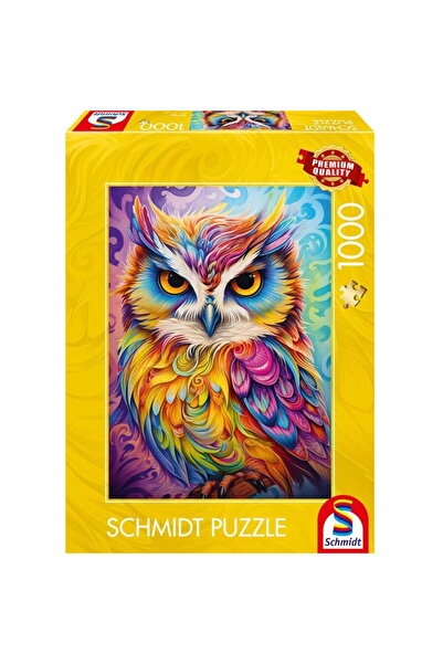 Schmidt Spiele Bufniță în costum de papagal, Puzzle (1000 piese)