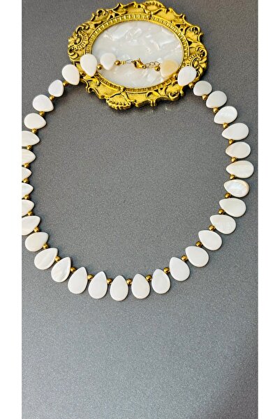 By Song Aksesuar Damla Natural Stone Necklace