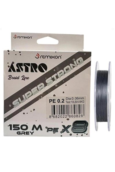 Remixon Astro 8x 150mt 0.06mm İp Misina Gri