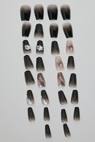 R&B Women's Black Wearable Manicure