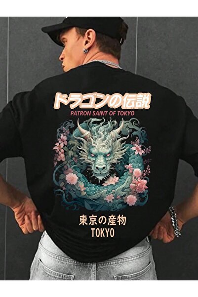 ZEMLİYA Ανδρικό Oversize T-Shirt με στάμπα εμπνευσμένη από τον Dark Knight – ...