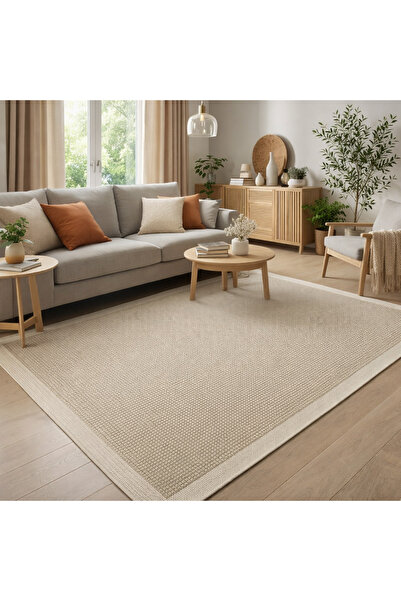 TALYA HALI Acar Home Jüt Sisal Kolay Temizlenir Yıkanabilir Silinebilir Halı