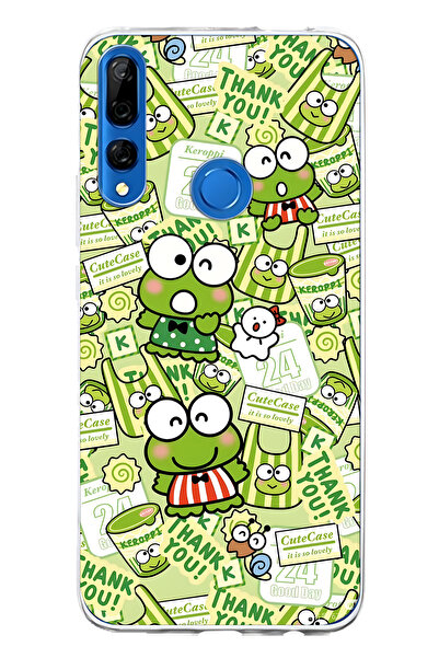 FLAMENKO حافظة هاتف شفافة متوافقة مع هاتف هواوي Y9 برايم 2019، تصميم لطيف على...