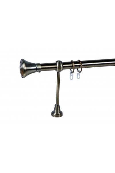 KLEIDECO galerie metal 25 mm BRAZILIA simpla, auriu-antic, 240 cm, capete BEL...