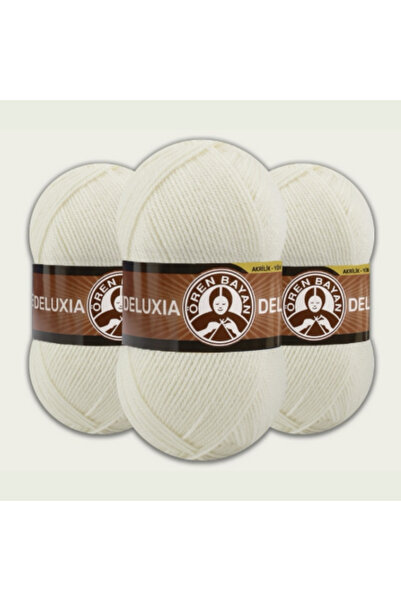 Ören Bayan Deluxia Hand Knitting Yarn 100 Gr. 3 Pieces 100