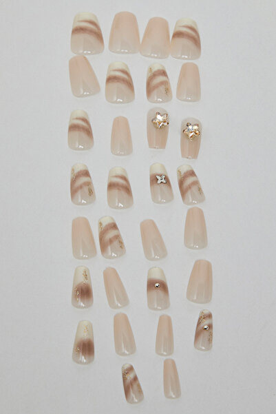 R&B Women's Beige Wearable Manicure