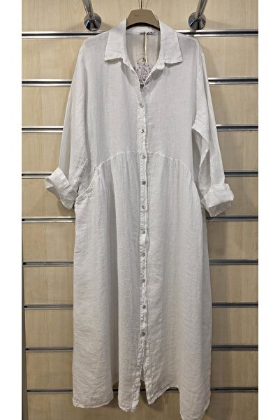 Park Moda Italian K Linen Dress Long