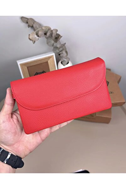 Fil Deri Genuine Leather Magnet Multi-Compartment Women's Bag Wallet 2135