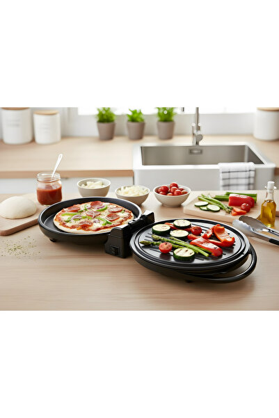 Zilan Pizza and Grill Pan ZLN7890, Cooking surface 290mm, Non-stick, Overheat...