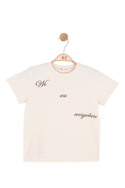 nk kids 31386 تي شيرت دارسي 8/14 كريمي