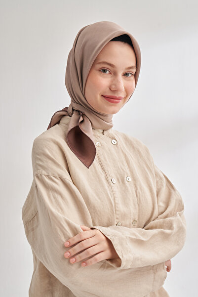 ARMANDA Premium İpek Serisi - Çift Taraflı %100 Twill İpek Eşarp - İki Renk K...