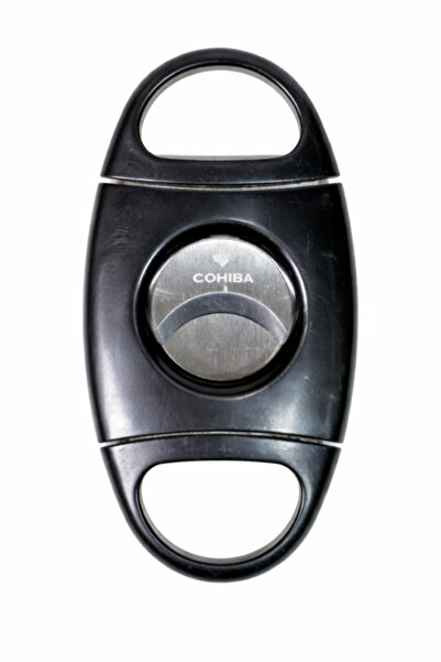 COHİBA Siyah Plastik Puro Makası Kesici