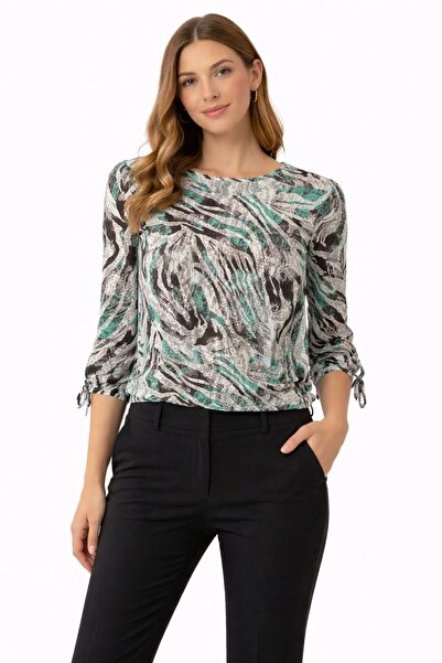 WOMEN Women's blouse with Abstract Patterned