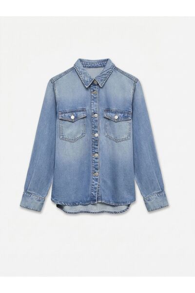 Vero Moda Jeanshemd VMCAMILLA Jeanshemd