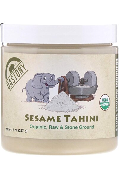 Dastony Sesame Tahini 8 oz (227 g), Pure Stone-Ground, Non-GMO, Creamy Spread...