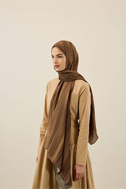 Modakaşmir Linevera Pattern Bamboo Shawl