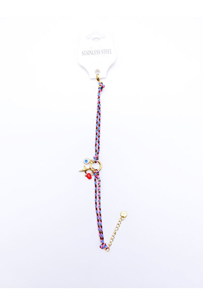 Eye, Pole Star, Colorful Double Drawstring Steel Bracelet