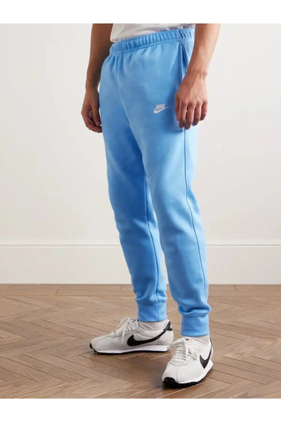 Nike Sportswear Club Fleece Erkek Mavi Eşofman Altı