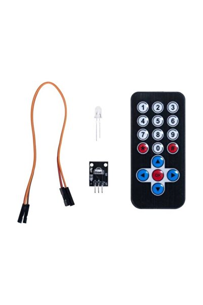 ARGEROBO IR Alıcı Verici Kumanda Seti 38KHz IR Receiver Modül + Kablosuz Kuma...