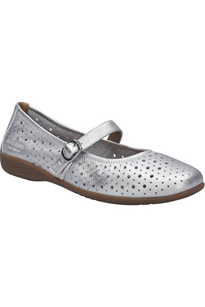 Josef Seibel Fenja 41 | Balerina für Damen | Grau Fenja 41, silber