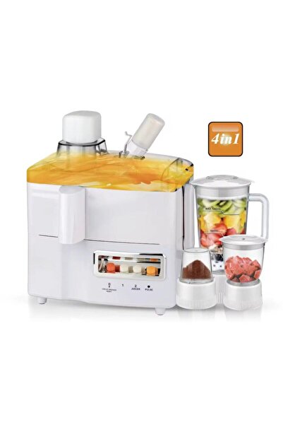 Tradeo 4-in-1 Juicer Extractor 400W Multi-Function Blender & Grinder with Pul...