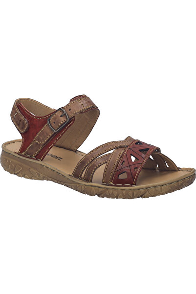 Josef Seibel Efeu 08 | Sandale für Damen | Rot Ivy 08, Rot-Kombi