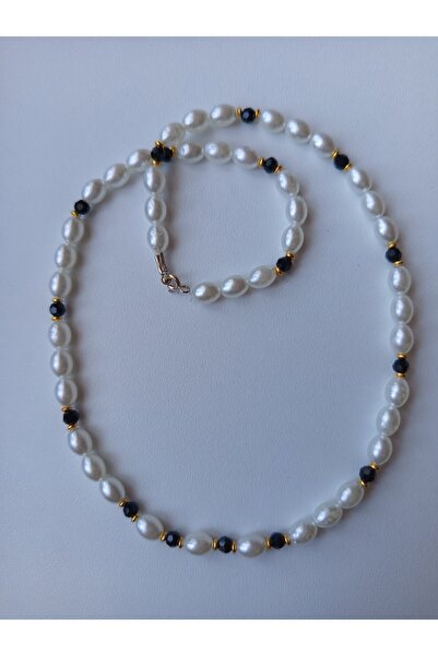 Handmade Colier perle argint