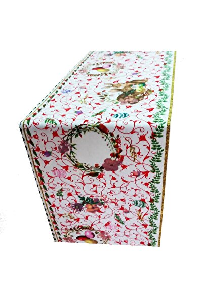 Mcf Decorative Table Runner Easter Bunny, 40x140 cm Cotton