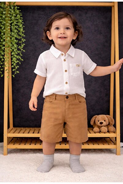 Bombili Sunny Cute Şortlu İkili Takım(18-24 /2-3/3-4/4-5 yaş)