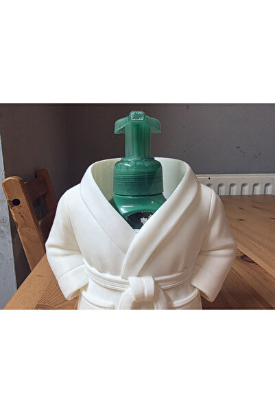 Mays3Dstudio Bornoz Tasarımlı Sıvı Sabunluk – 3D Baskı Dekoratif Mutfak & Ban...
