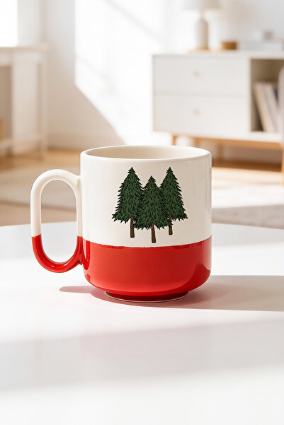 BB TRADE Trees Design Ceramic Printed Pro Mug 330ml