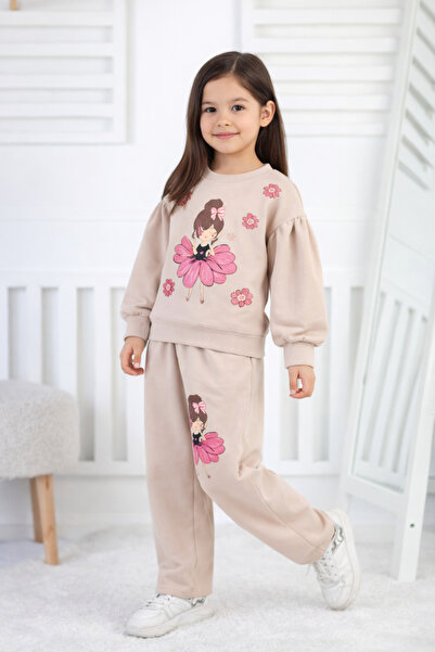 OEM Άνετο γυναικείο ντύσιμο με απλικέ νεράιδας και λουλούδια – Σετ 2 τεμαχίων...