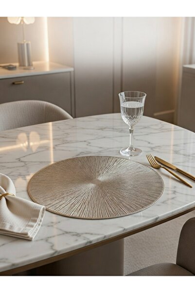 Mutfika Supla 6'lı Set 39 cm - Kolay Temizlenebilir Tabak Altlığı - Mutfak ve...