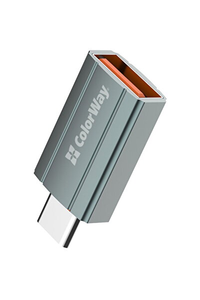 ColorWay Adaptor PC, USB la Type-C, OTG - (CW-AD-AC) - Silver