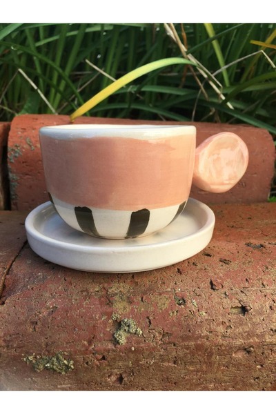 seramikanaz Handmade Ceramic Pyç Coffee Cup
